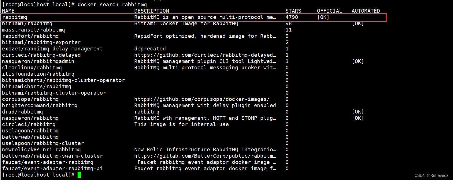 docker安装RabbitMQ教程(全网最详细)